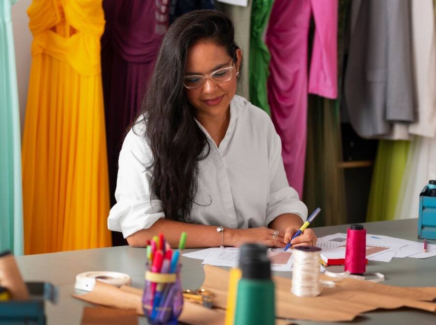 fashion design student